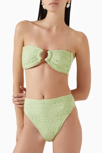 Tori Ties Bandeau Bikini Top