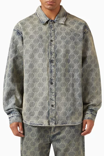 Shield Laser Denim Shirt