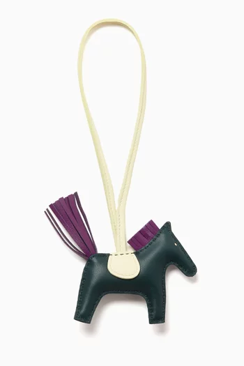PM Rodeo Pegasus Bag Charm in Leather