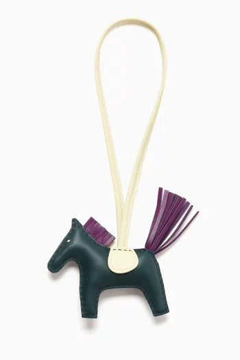 PM Rodeo Pegasus Bag Charm in Leather