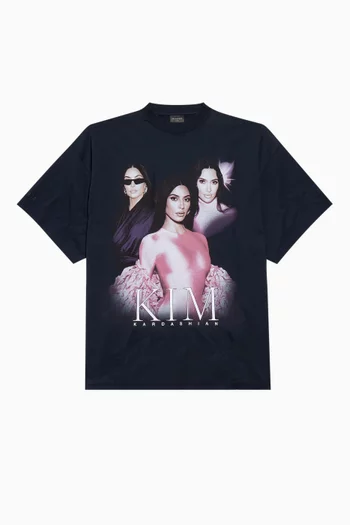 Unisex Kim K Oversized T-shirt in Cotton