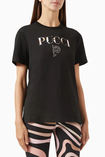 Logo T-shirt in Cotton