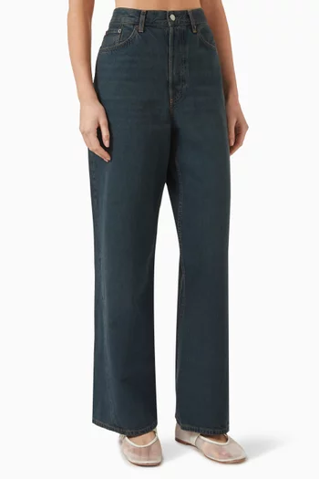 Facade Straight-leg Jeans in Cotton-denim