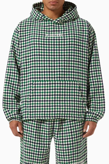 Misquote Poncho Hoodie in Wool Blend