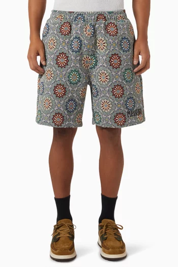 Coffer Shorts in Woven Jacquard