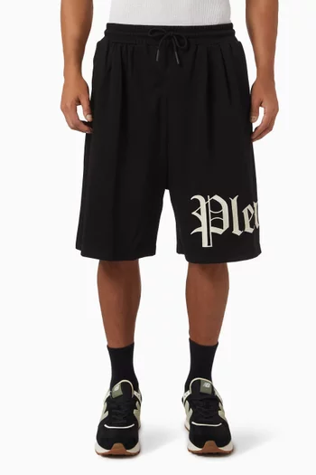 OE Wide Shorts in Cotton-blend