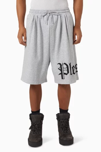 OE Wide Shorts in Cotton-blend