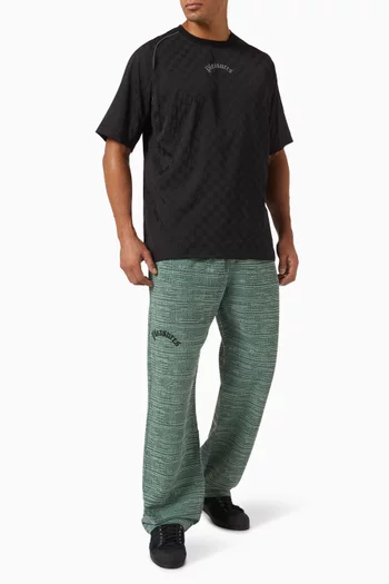 Linear Easy Pants in Cotton-blend