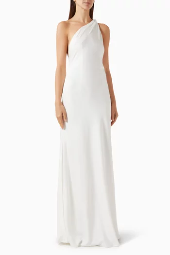 The Julianna Maxi Dress in Satin