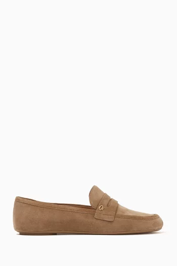 Giorgia Flat Loafers in Suede