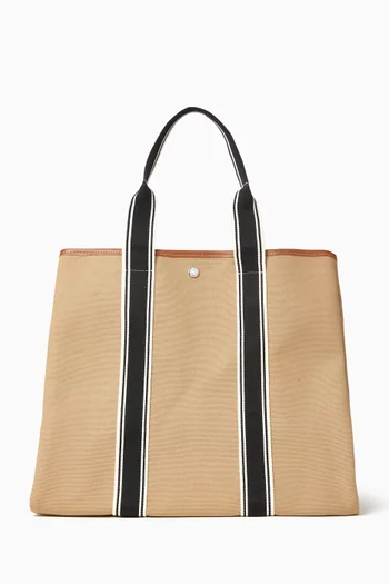 Large Traversée Tote Bag in Canvas