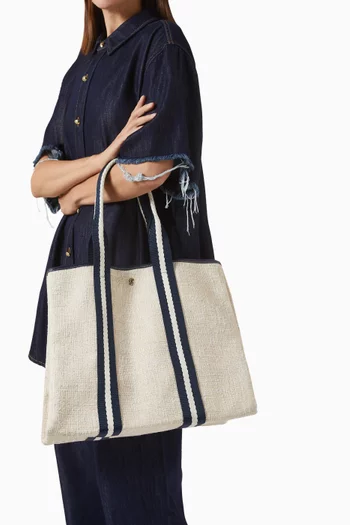 Large Traversée Tote Bag in Tweed