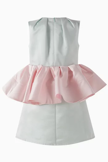 Peplum Ruffle Barika Dress