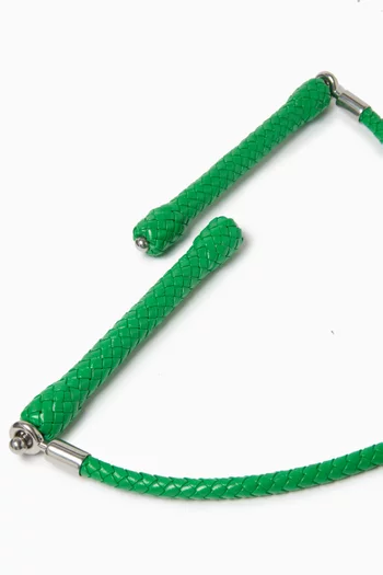 Skipping Rope in Intrecciato Nappa Leather