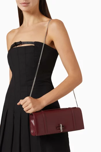 May Clutch Bag in Leather