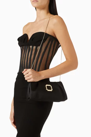 Vittoria Clutch Bag in Satin