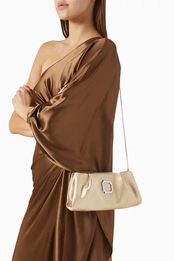 Vittoria Clutch Bag in Satin