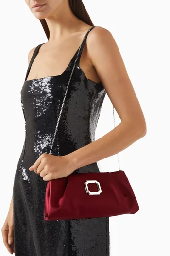 Vittoria Clutch Bag in Satin
