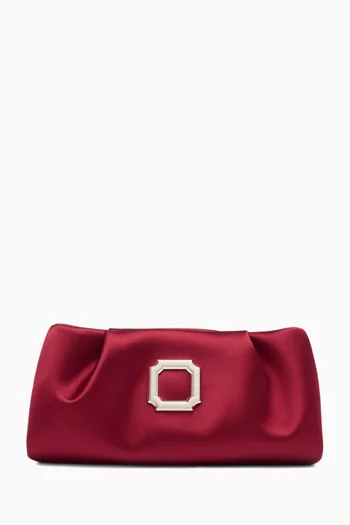 Vittoria Clutch Bag in Satin