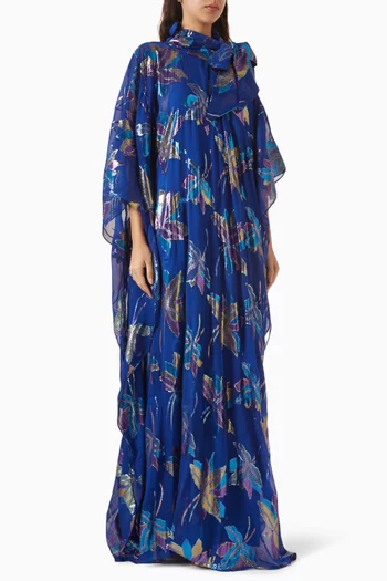 Stevie Bow Kaftan in Fil Coupé