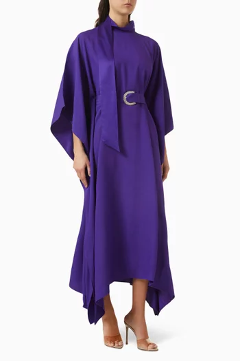La Luna Crystal Kaftan in Crepe-cady