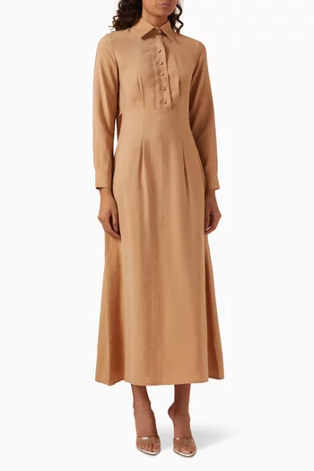 Shirt Dress in Modal-blend