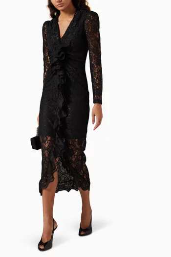 Ruffle Dress in Lace