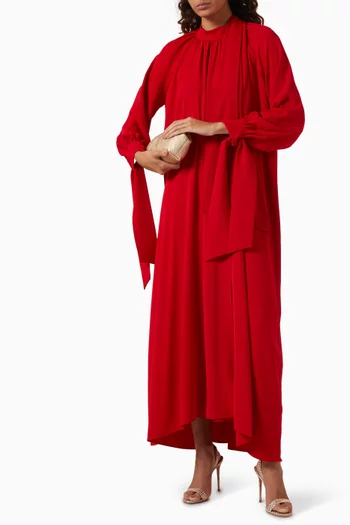 فستان بقصة بنمط ظرف ستان