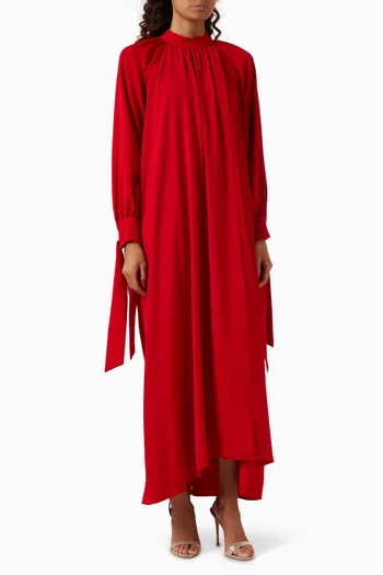 فستان بقصة بنمط ظرف ستان