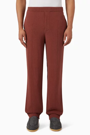 Textured Pants in Knit