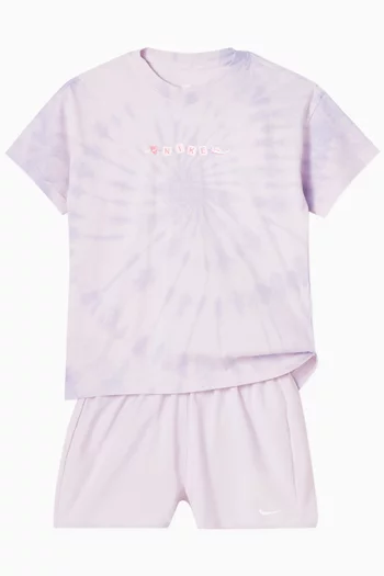 شورت رياضي بخصر مرتفع معالج بتقنية Dri-FIT