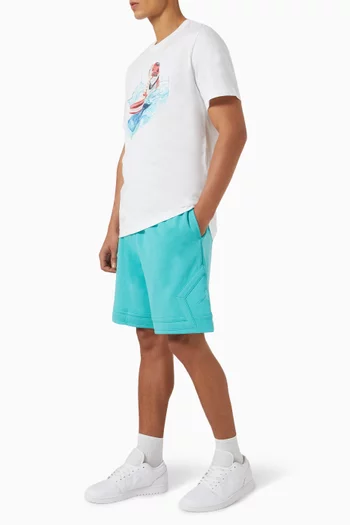 Flight Diamond Shorts in Fleece