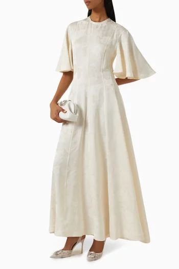 Self-design Dress in Jacquard