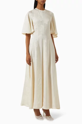 Self-design Dress in Jacquard