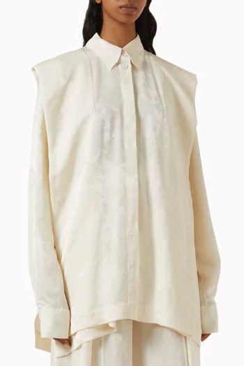 Self-design Shirt in Jacquard