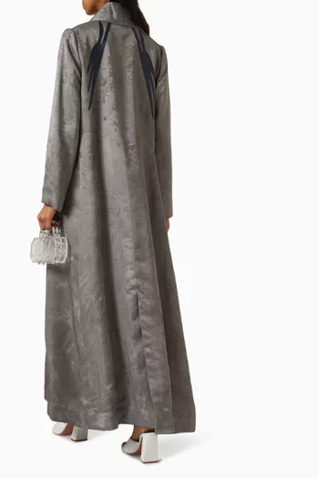 Embroidered Coat-style Abaya
