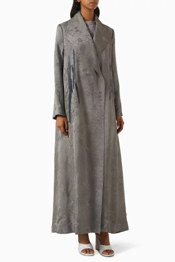 Embroidered Coat-style Abaya