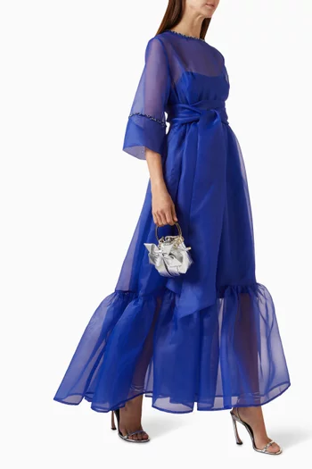 Beatrice Maxi Dress in Organza