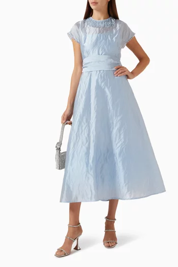 Felicity Midi Dress in Jacquard
