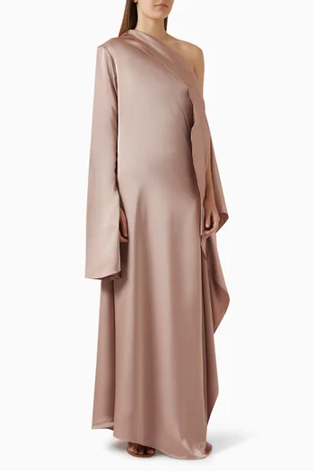 One-shoulder Maxi Dress