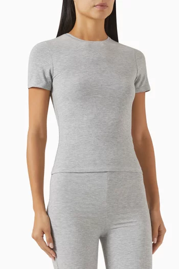 365 Sculpting Lounge Short-sleeve Full Length T-shirt