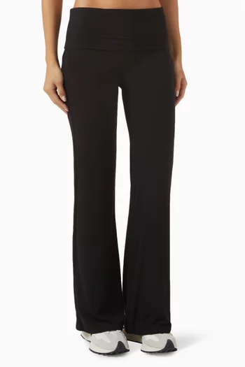 365 Sculpting Lounge Multiway Fold Waist Flared Pants