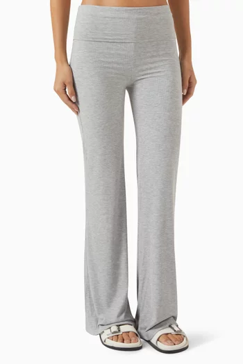 365 Sculpting Lounge Multiway Fold Waist Flared Pants