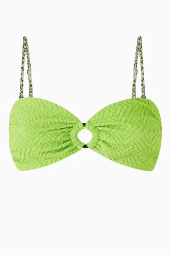 The Ring Bandeau Bikini Top