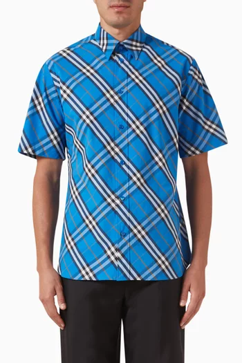 Check Shirt in Cotton