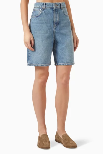 Boyfriend Shorts in Denim