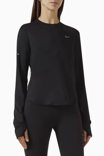 تي شيرت للجري بتقنية Dri-FIT مقاوم للأشعة فوق البنفسجية