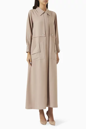 Collared Coat & Pants Set