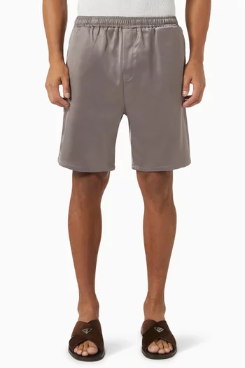 شورت بحزام خصر مطاطي ستان