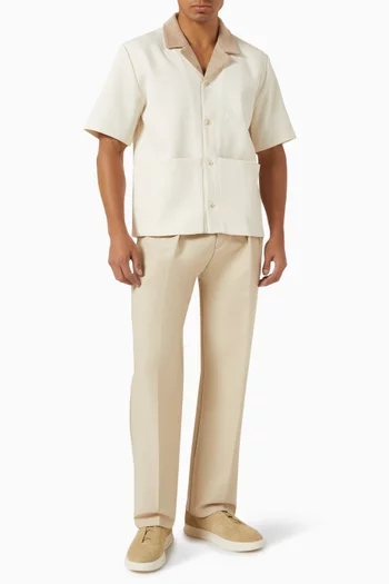 Boxy Shirt in Twill